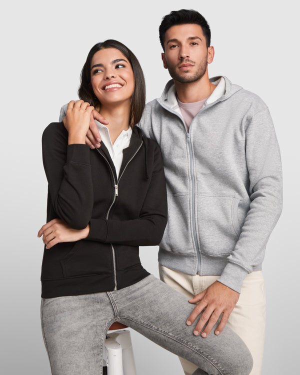 Zipped Hoodie Unisex - MONTBLANC / Roly