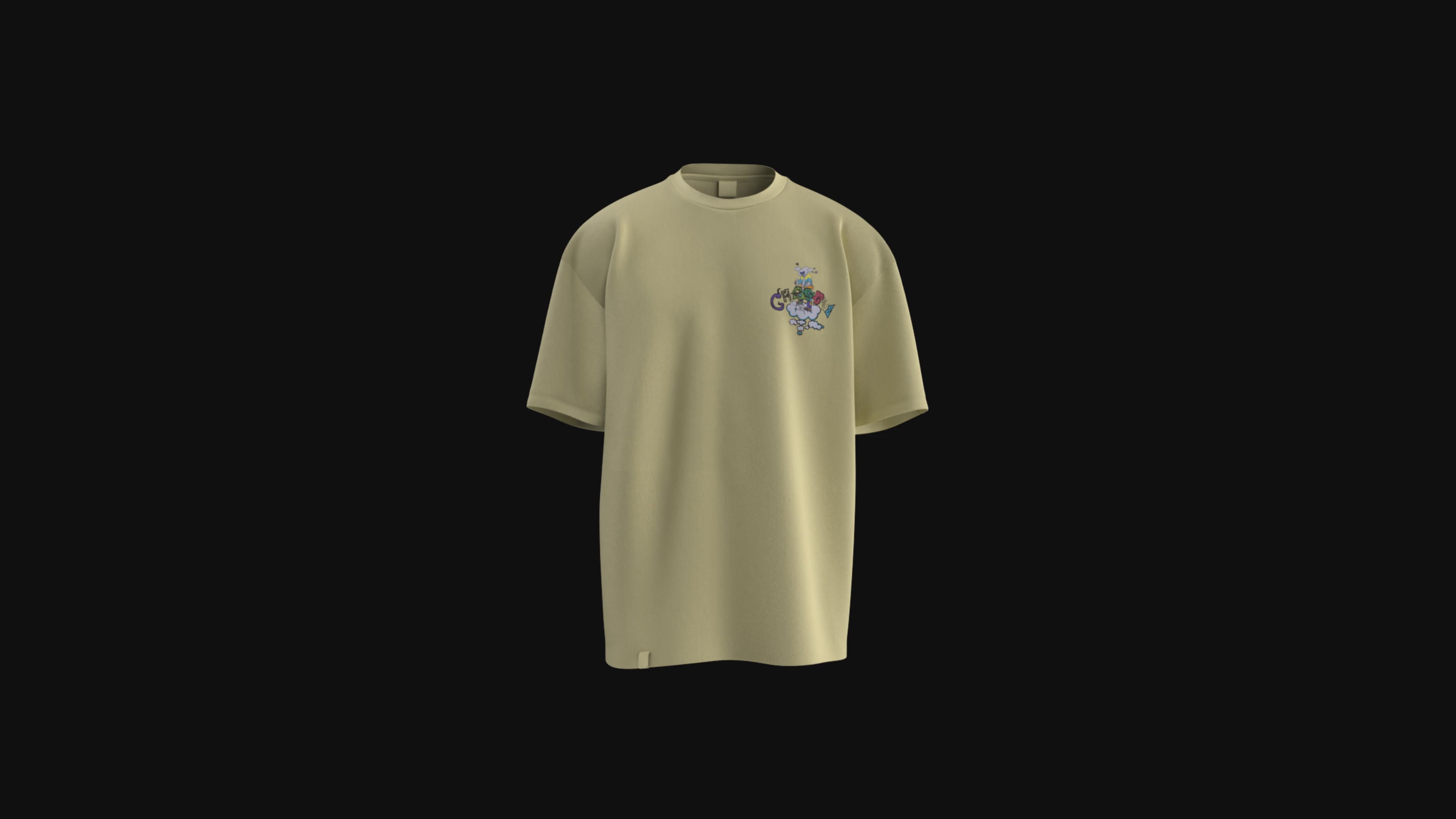 3D 360 T-Shirt Mockup